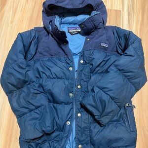 Patagonia Kids Bivy Navy Blue Puffer Jacket